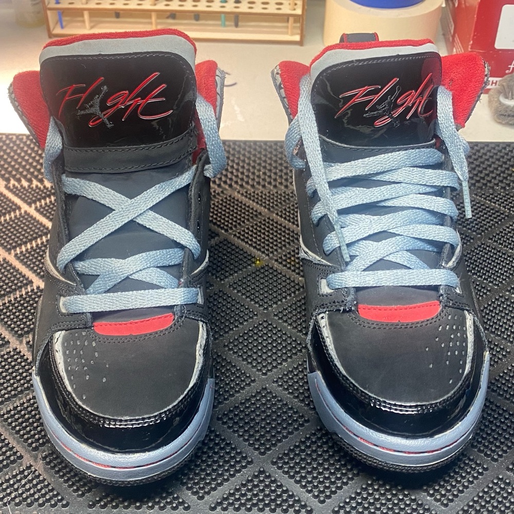 Nike Air Jordan Youth Size 4Y Flight SC-2 Black Varsity Red GS 454088-011
